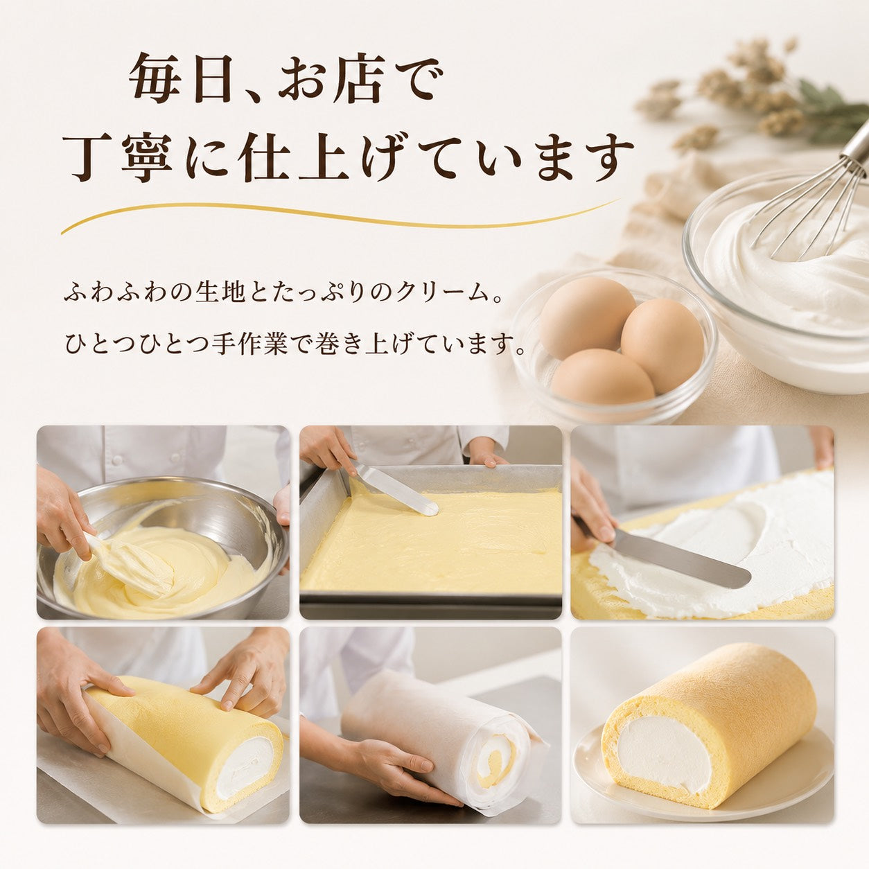 ★食べ比べ2本セット Roll Star 米粉 ロールケーキ  2種類選べる
