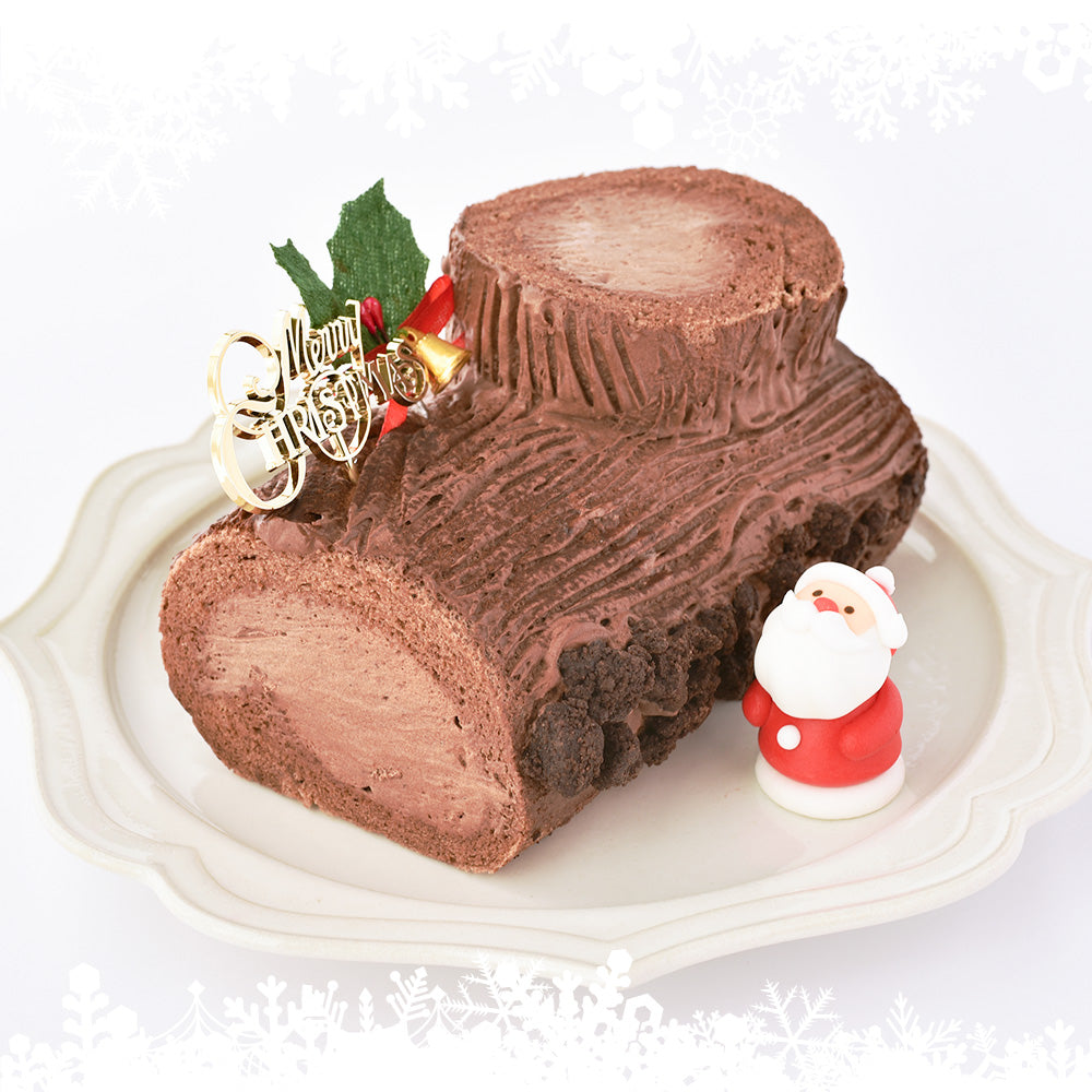 11/30まで早割300円OFF！ 2026 ブッシュドノエル クリスマスケーキ 予約 約15cm 4、5人用