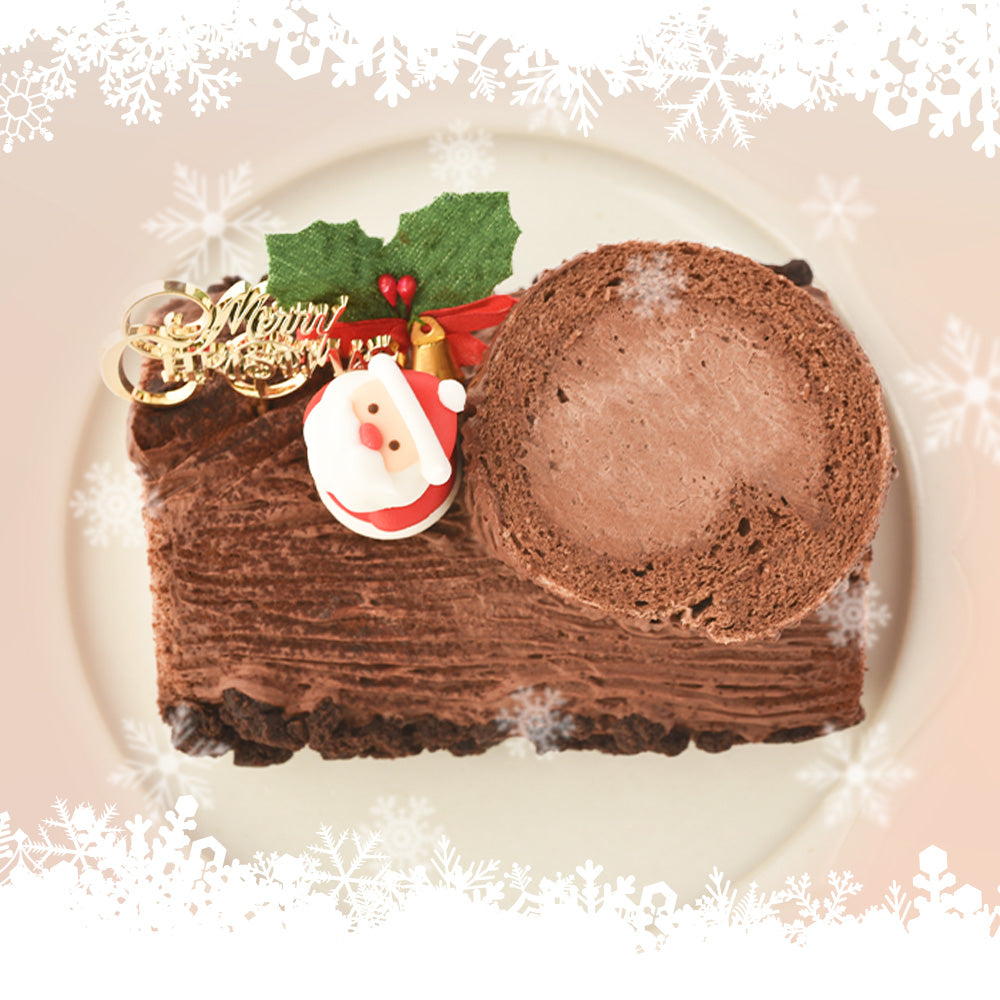 11/30まで早割300円OFF！ 2026 ブッシュドノエル クリスマスケーキ 予約 約15cm 4、5人用