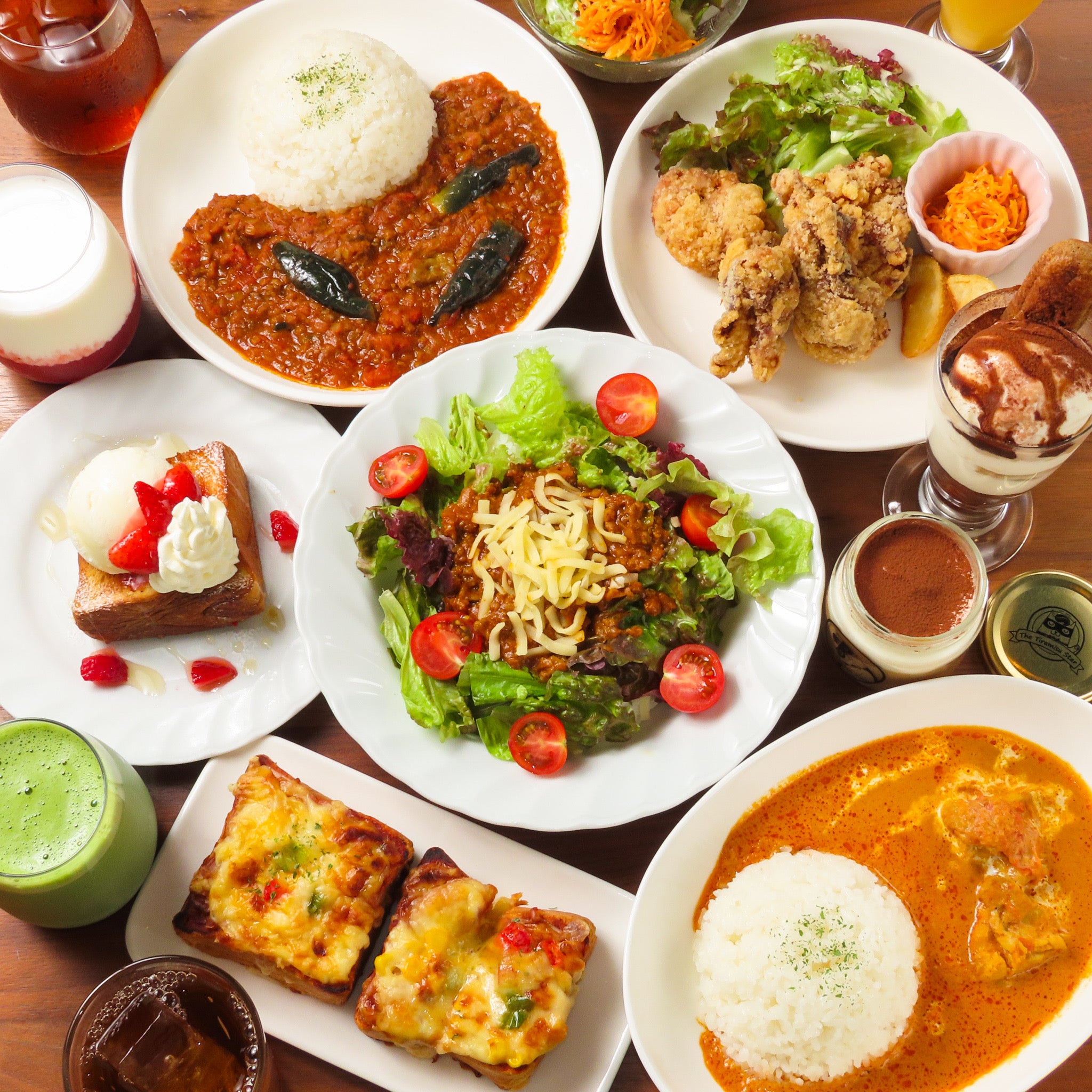 料理の集合写真